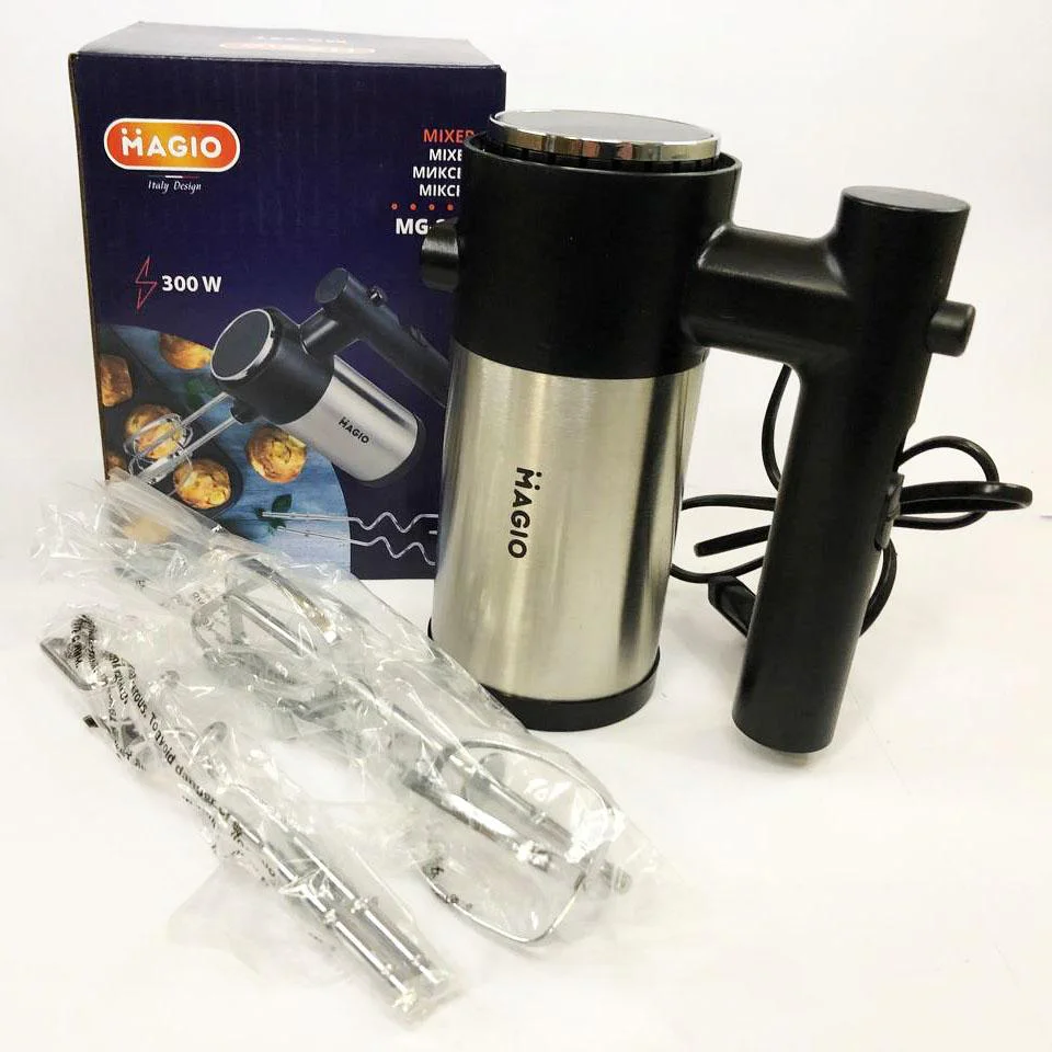 Миксер ручной MAGIO MG-231 300 Вт — потужний і компактний міксер для кухні. - Зображення 2