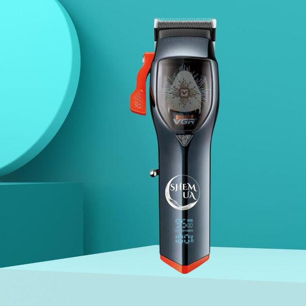 Машинка для стрижки VGR V-647 — 100 хв роботи, USB‑C та LED-дисплей - Зображення 5