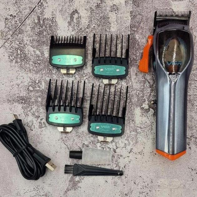 Машинка для стрижки VGR V-647 — 100 хв роботи, USB‑C та LED-дисплей - Зображення 6