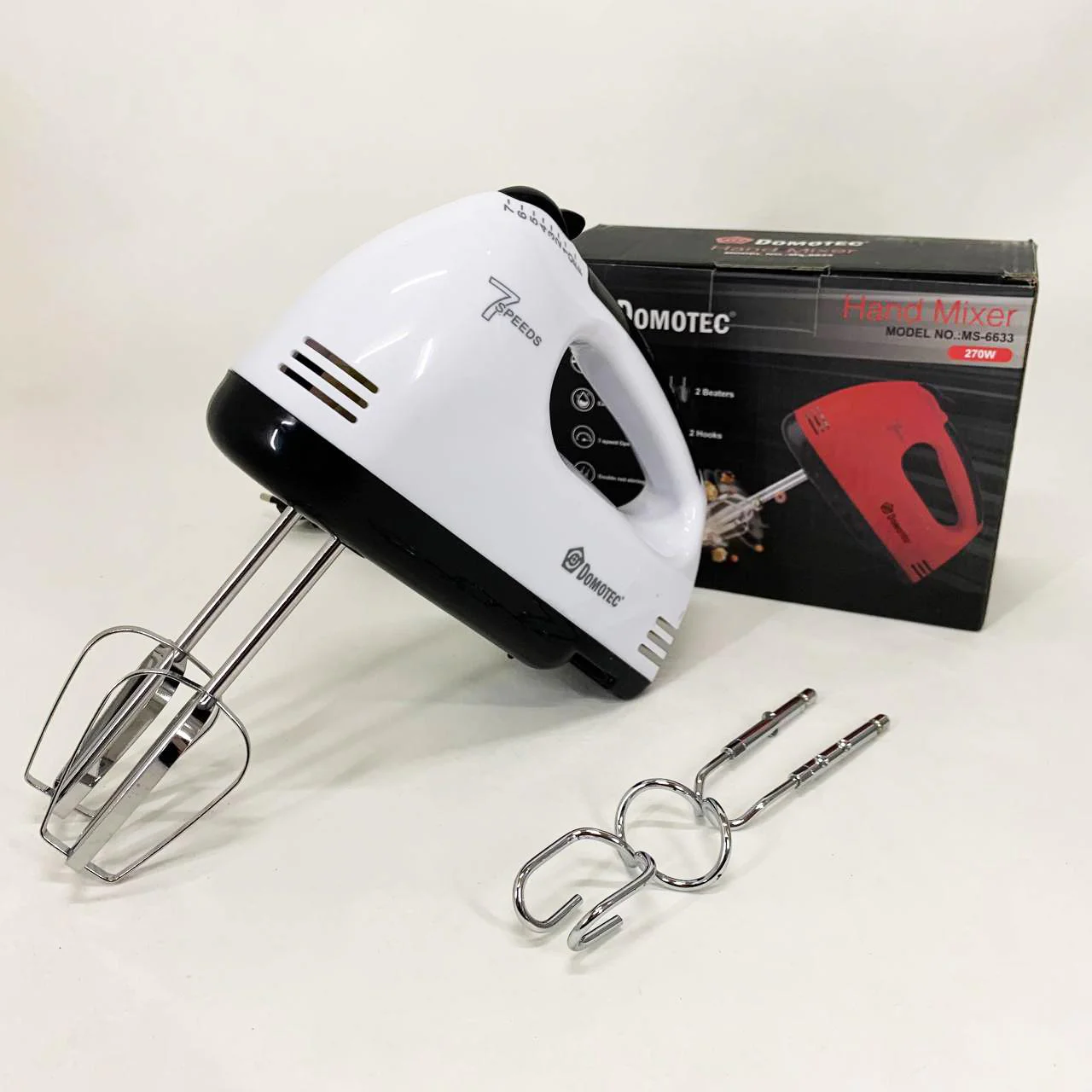 Миксер ручной RAF R6633B 260Вт White — компактний та ефективний інструмент для приготування страв - Зображення 6