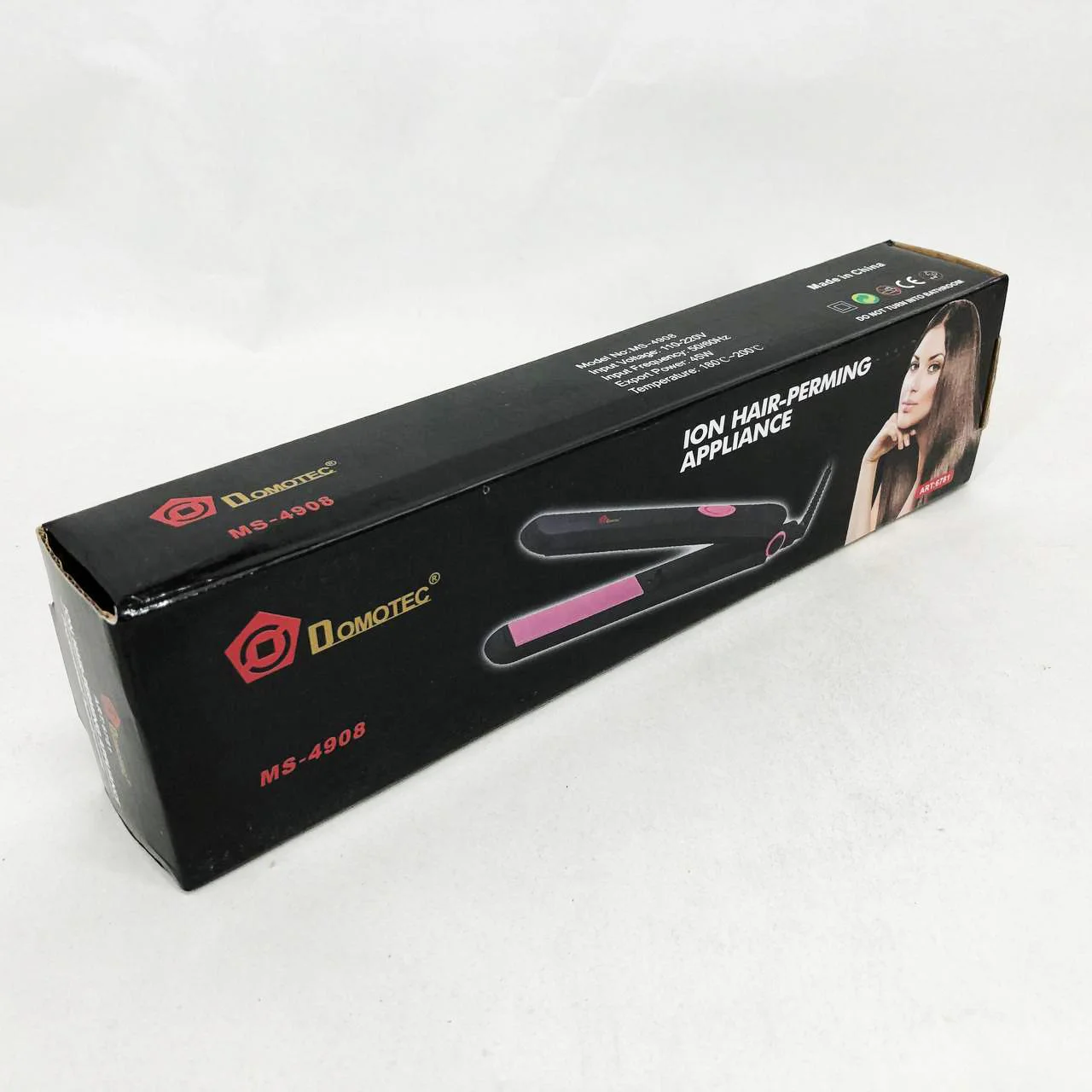 Щипці DOMOTEC MS-4908 - Випрямлювач для волосся 2в1 з PTC нагрівачем та комфортною ручкою - Зображення 20