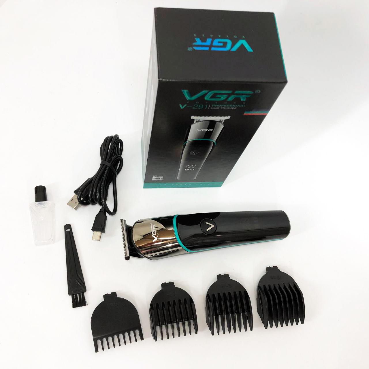 Професійна машинка для стрижки волосся VGR V-291 з насадками та USB зарядкою - Зображення 6