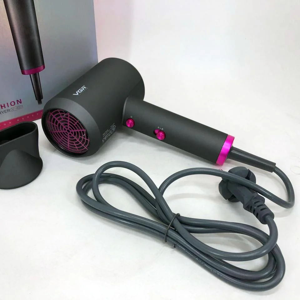 Професійний фен для волосся VGR V-400 2000 Вт з насадкою-концентратором - Зображення 17
