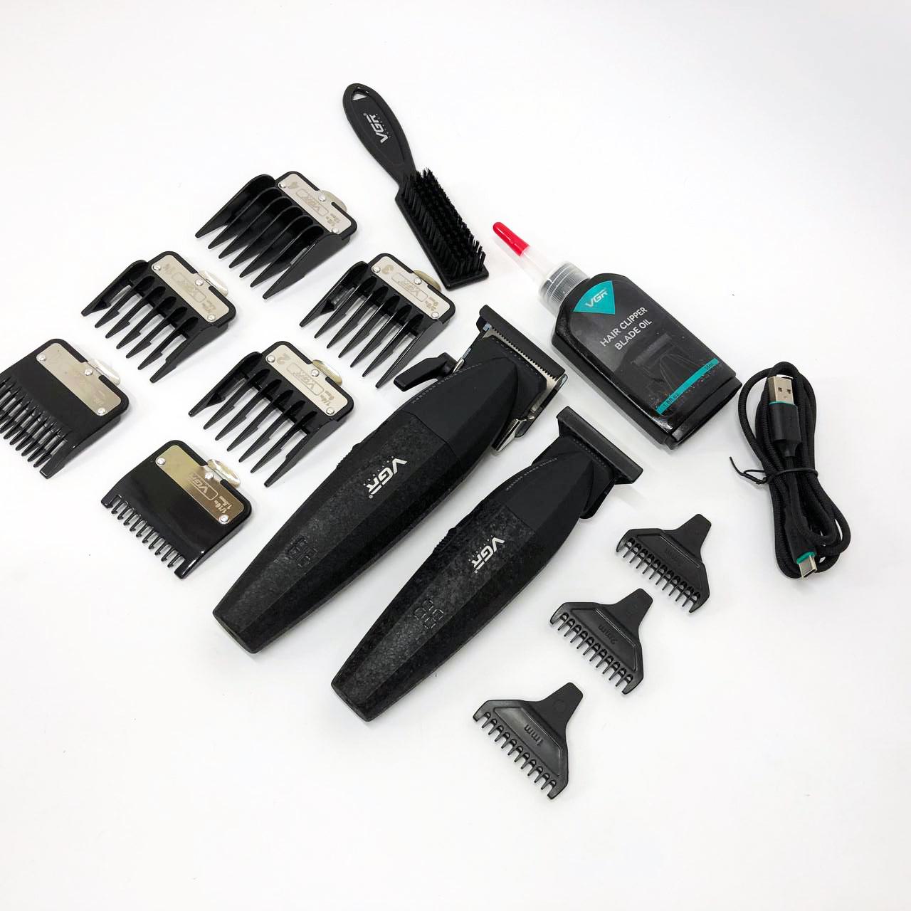 Професійний набір для стрижки VGR V-640 — акумуляторний, 9000 об/хв - Зображення 10