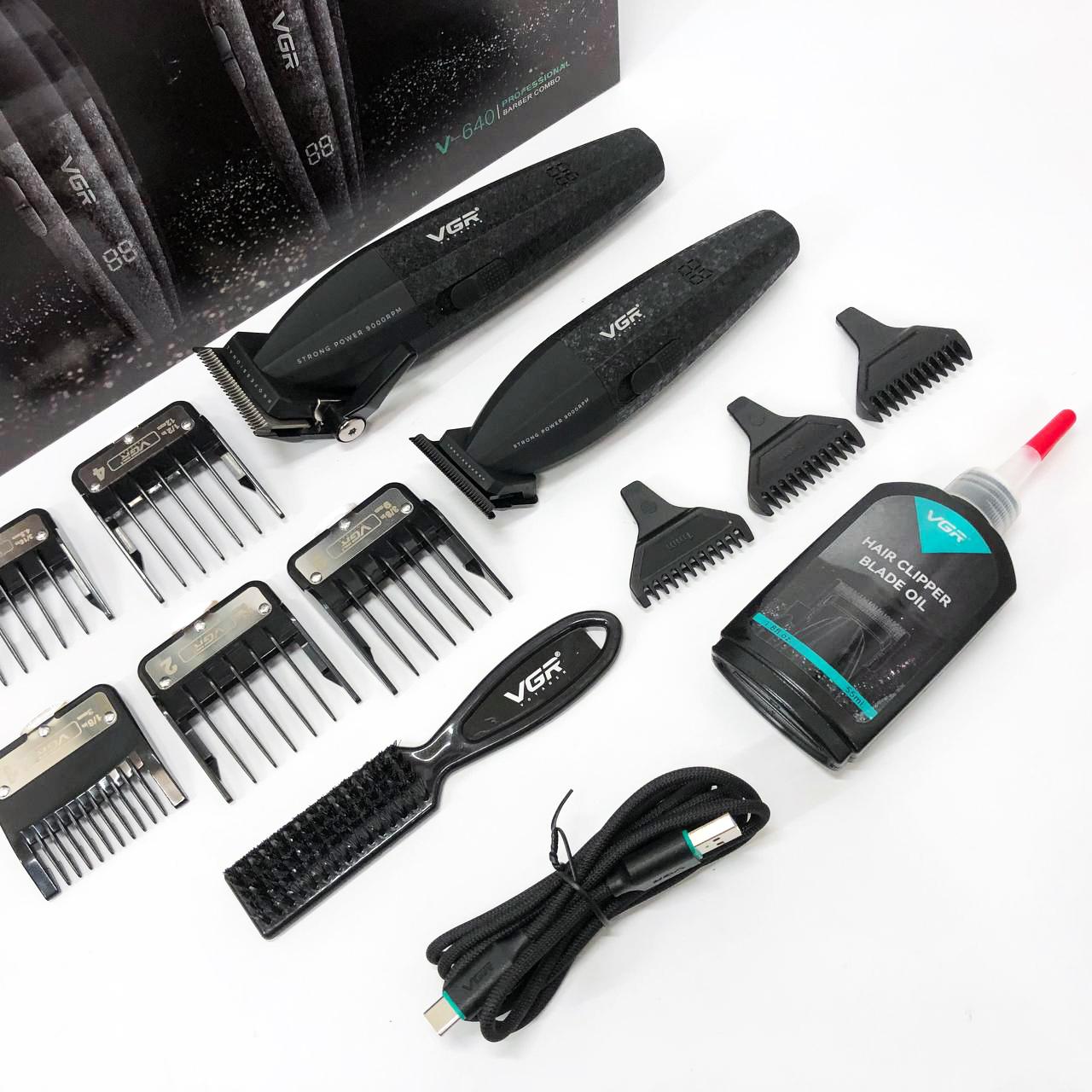 Професійний набір для стрижки VGR V-640 — акумуляторний, 9000 об/хв - Зображення 19