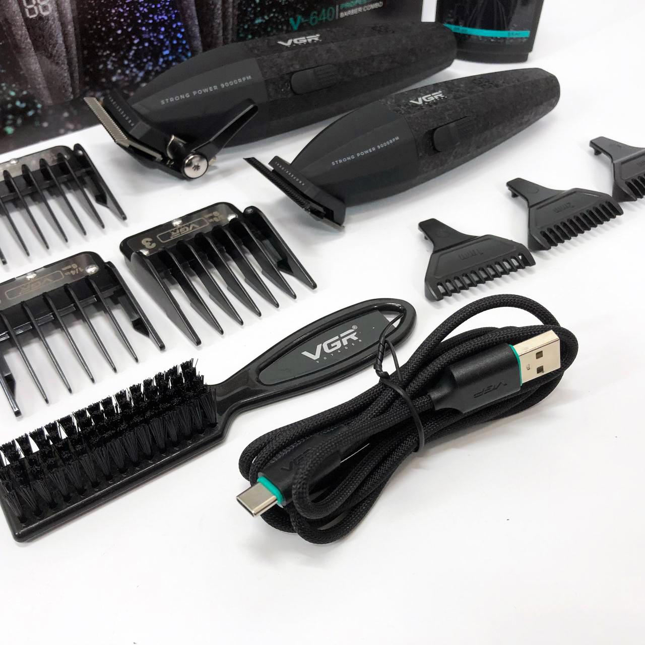 Професійний набір для стрижки VGR V-640 — акумуляторний, 9000 об/хв - Зображення 20