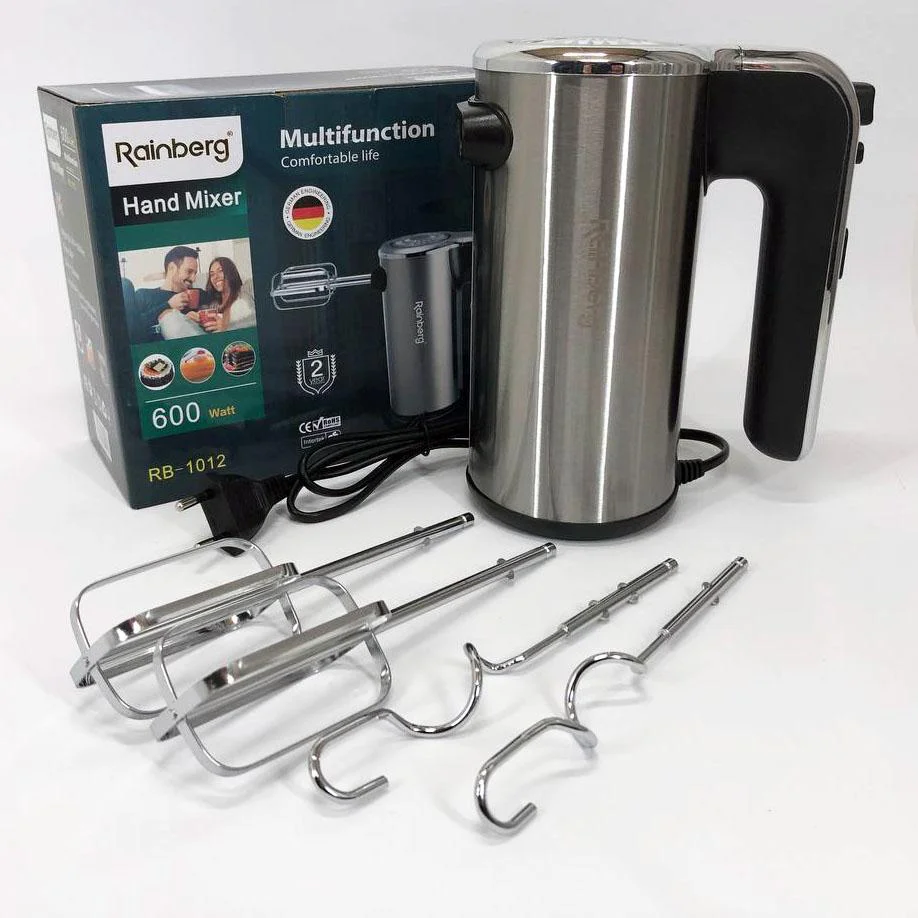 Миксер ручний електричний Rainberg RB-1012 600W – потужний кухонний помічник - Зображення 16