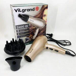 Фен VILGRAND VHD-2424TI — 2400 Вт, турмалінова іонізація
