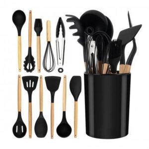 Набір кухонних принадлежностей UNIQUE UN-1871 — 12 предметів для зручності приготування їжі.