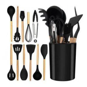 Набір кухонних принадлежностей UNIQUE UN-1871 — 12 предметів для зручності приготування їжі.