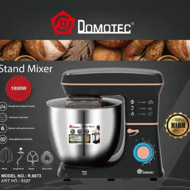 Настольний міксер Domotec R 6673 12 л – універсальний кухонний помічник для приготування страв. - Зображення 21
