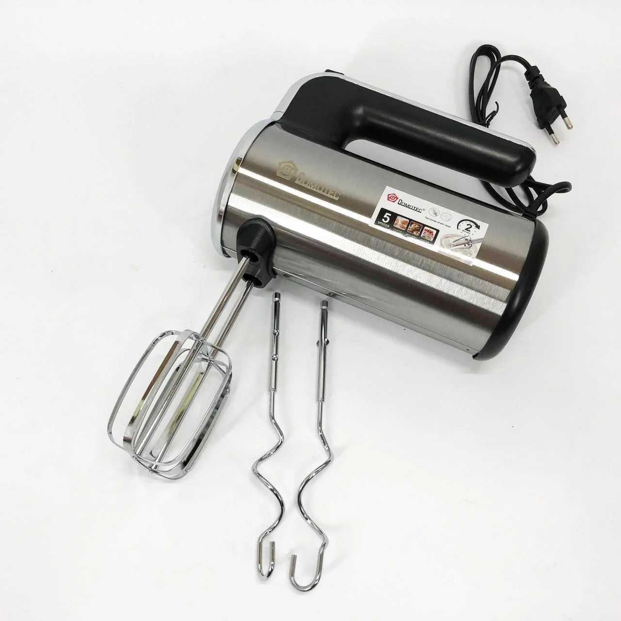 Миксер кухонний DOMOTEC R 6693 650W з 5 швидкостями для комфортного приготування їжі - Зображення 17