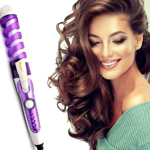 Плойка спиральна Domotec MS-4901 з керамічно-турмаліновим покриттям для об'єму локонів - Зображення 13