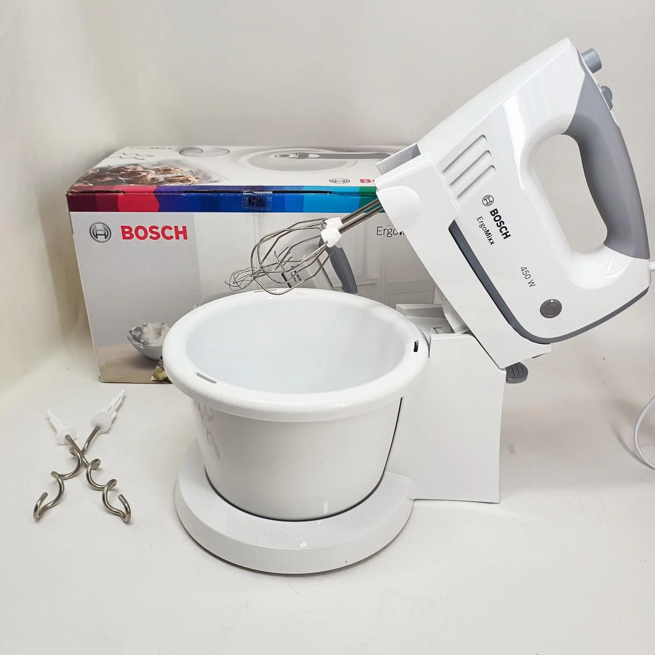 Миксер BOSCH MFQ36460 — 450 Вт, 5 швидкостей, автоматичне обертання чаші - Зображення 5