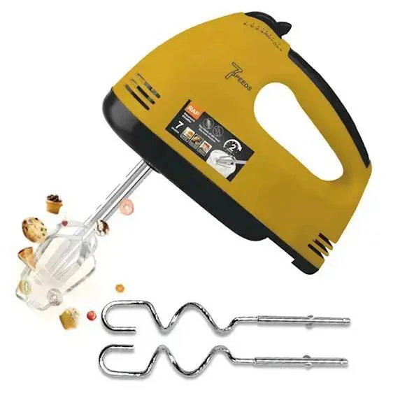 Миксер DOMOTEC R6633Y - Ручний міксер для приготування крему з 7 швидкостями та насадками для теста - Зображення 18