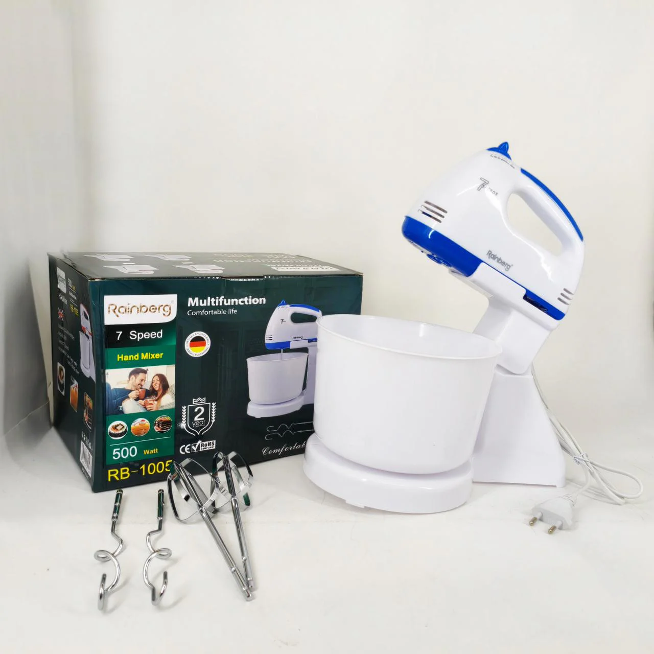 Миксер Rainberg RB-1005 500Вт з чашею 2 л — універсальний кухонний помічник - Зображення 5