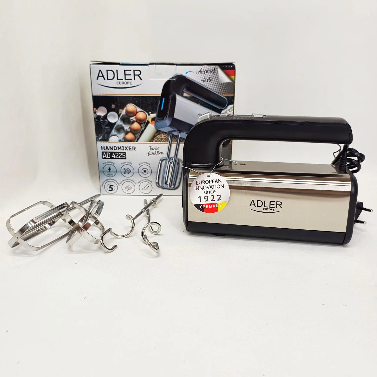 Миксер Adler AD 4225 з потужністю 800 Вт та високою функціональністю - Зображення 2