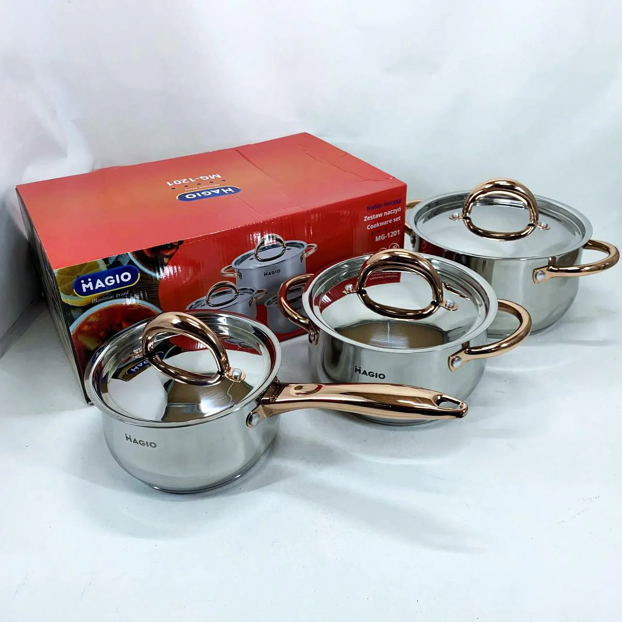 Набір посуду MAGIO MG-1201 - Зображення 7