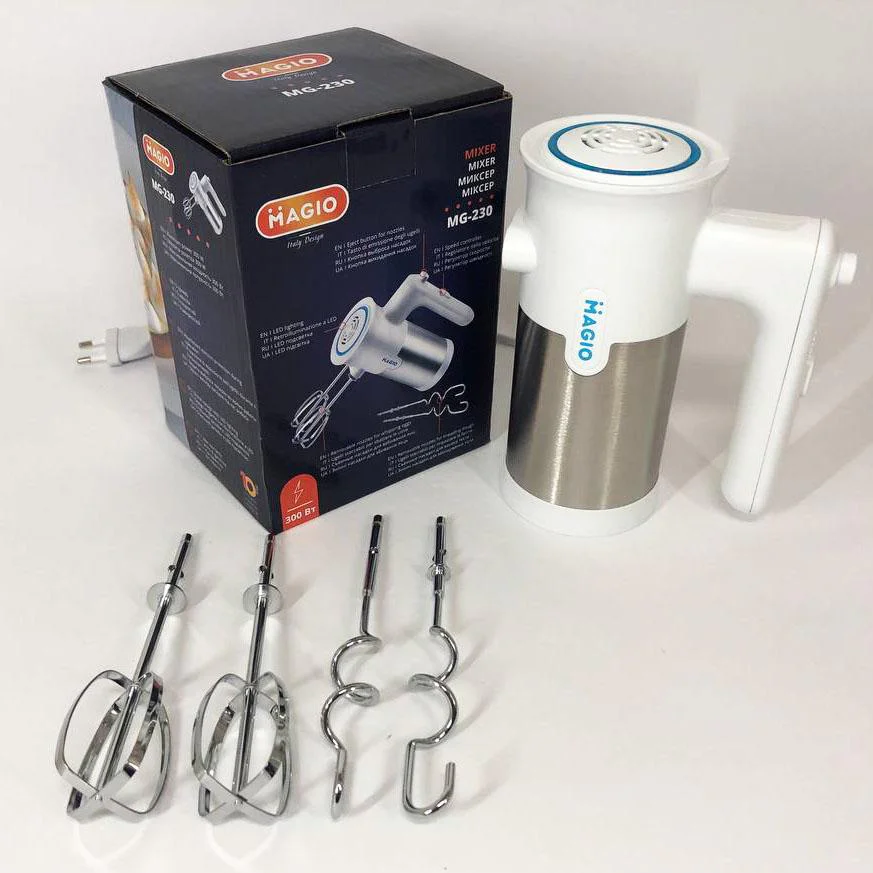 Міксер ручний Magio MG-230 – потужний та функціональний для комфортного приготування страв. - Зображення 5