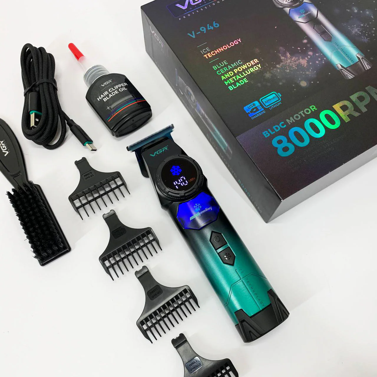 Тример VGR V-946 з технологією охолодження ICE TECHNOLOGY — до 200 хв автономної роботи - Зображення 11