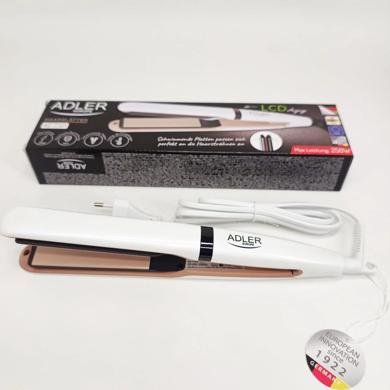 Adler AD 2321 Випрямляч для волосся з ЖК-дисплеєм та керамічними пластинами - Зображення 4