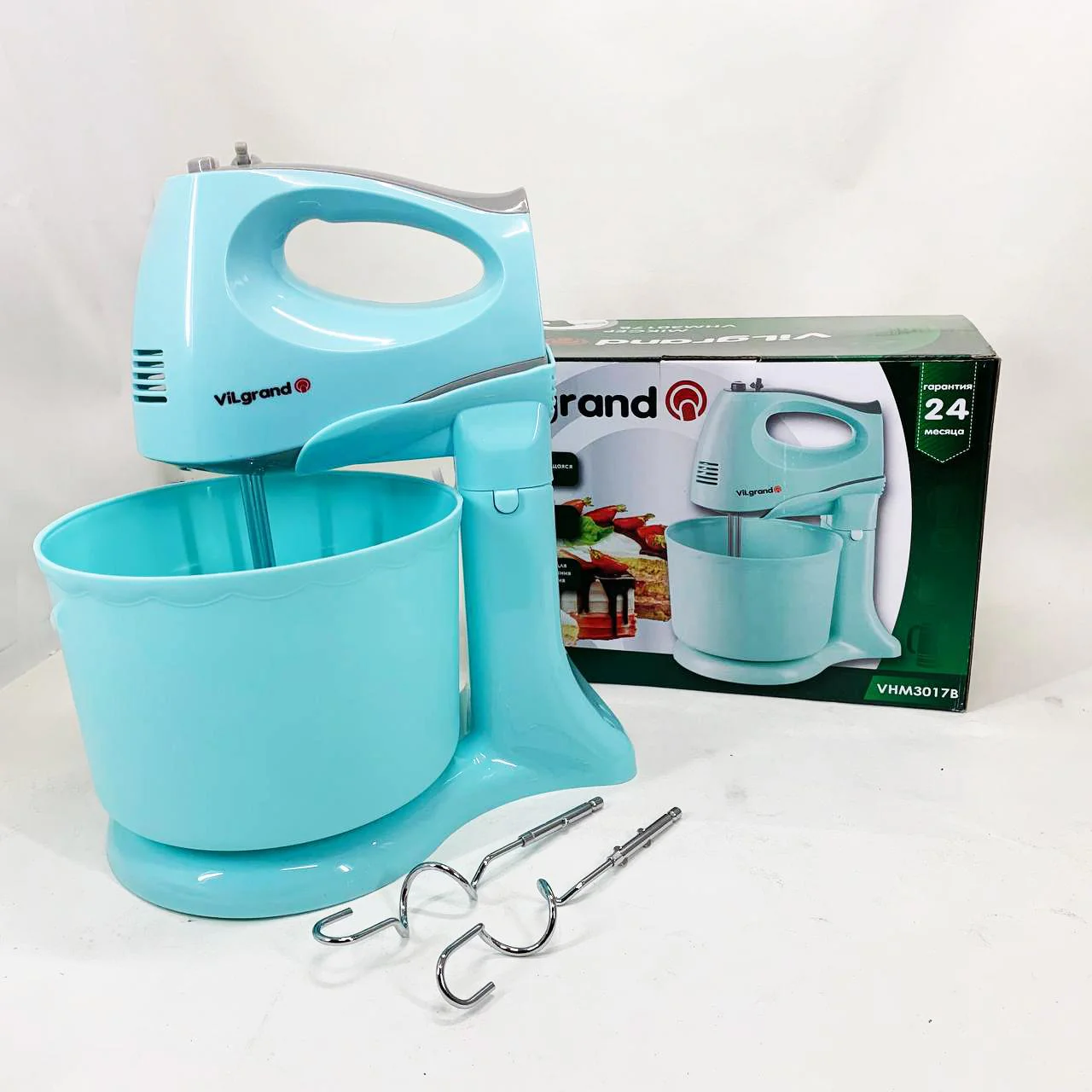 Миксер ViLgrand VHM3017B з 5 швидкостями та потужністю 300 Вт - Зображення 10