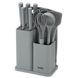 Набір силиконових кухонних принадлежностей Magio MG-1097 – 12 предметів для комфортного приготування їжі