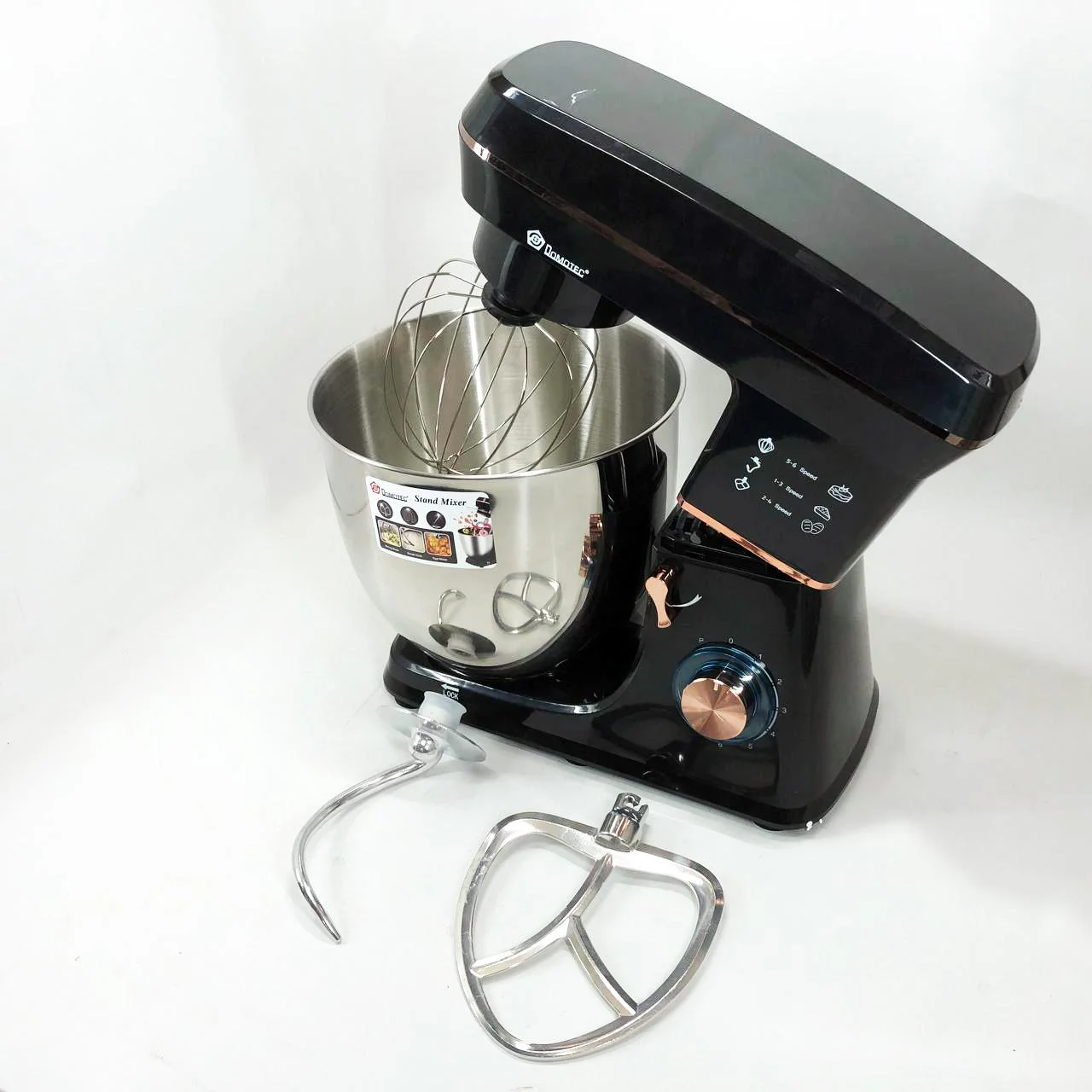 Настольний міксер Domotec R 6673 12 л – універсальний кухонний помічник для приготування страв. - Зображення 24