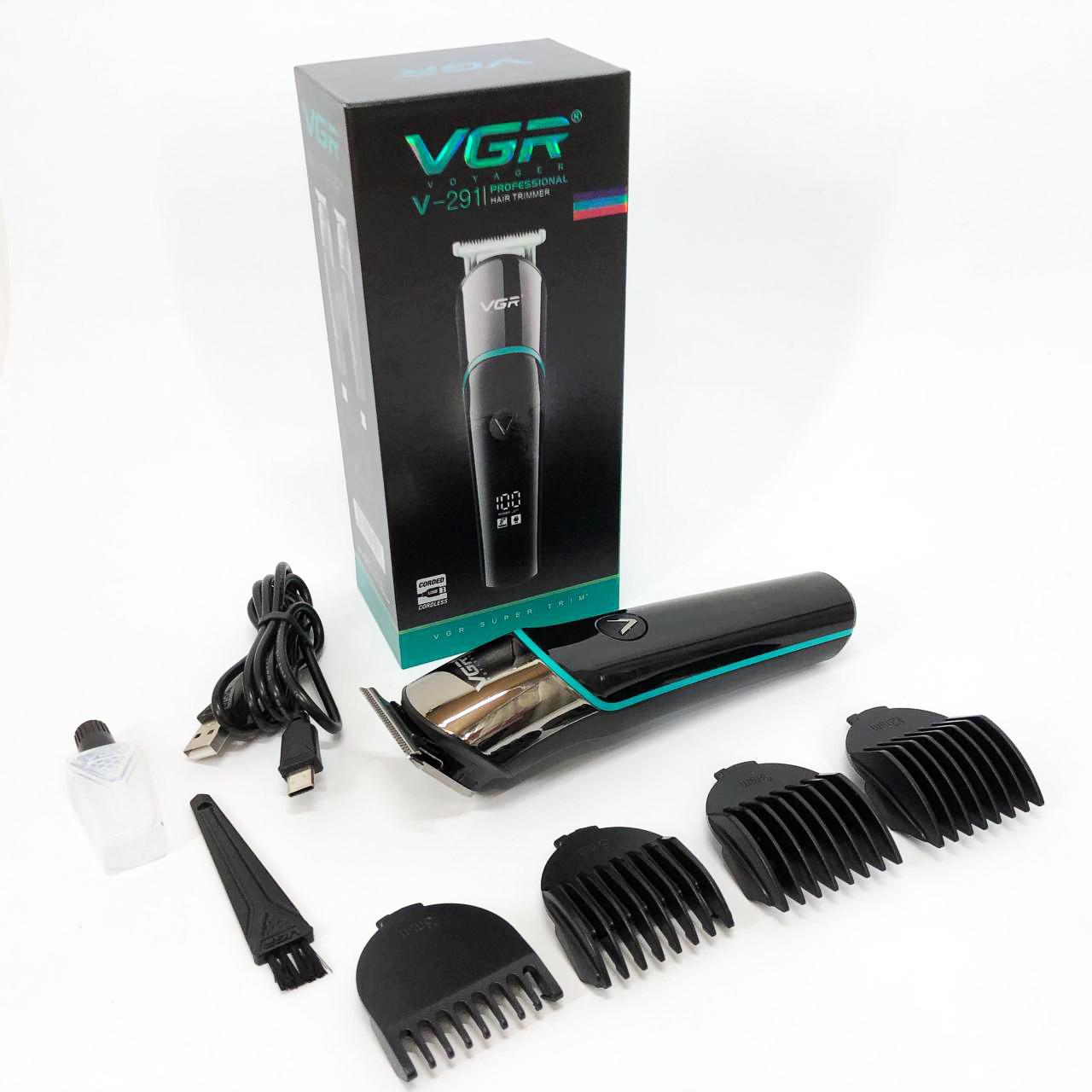 Професійна машинка для стрижки волосся VGR V-291 з насадками та USB зарядкою - Зображення 5