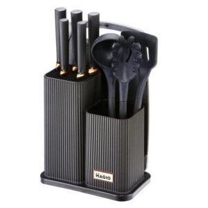 Набір кухонних принадлежностей Magio MG-1099B — Універсальний силіконовий набір для комфортного приготування їжі