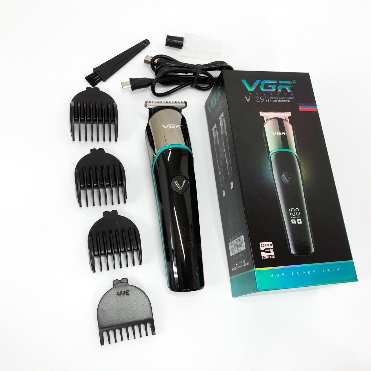 Професійна машинка для стрижки волосся VGR V-291 з насадками та USB зарядкою - Зображення 10