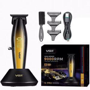 Машинка для стрижки VGR V-992 GOLD — 9000 об/хв, 240 хв автономії