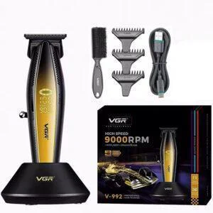 Машинка для стрижки VGR V-992 GOLD — 9000 об/хв, 240 хв автономії