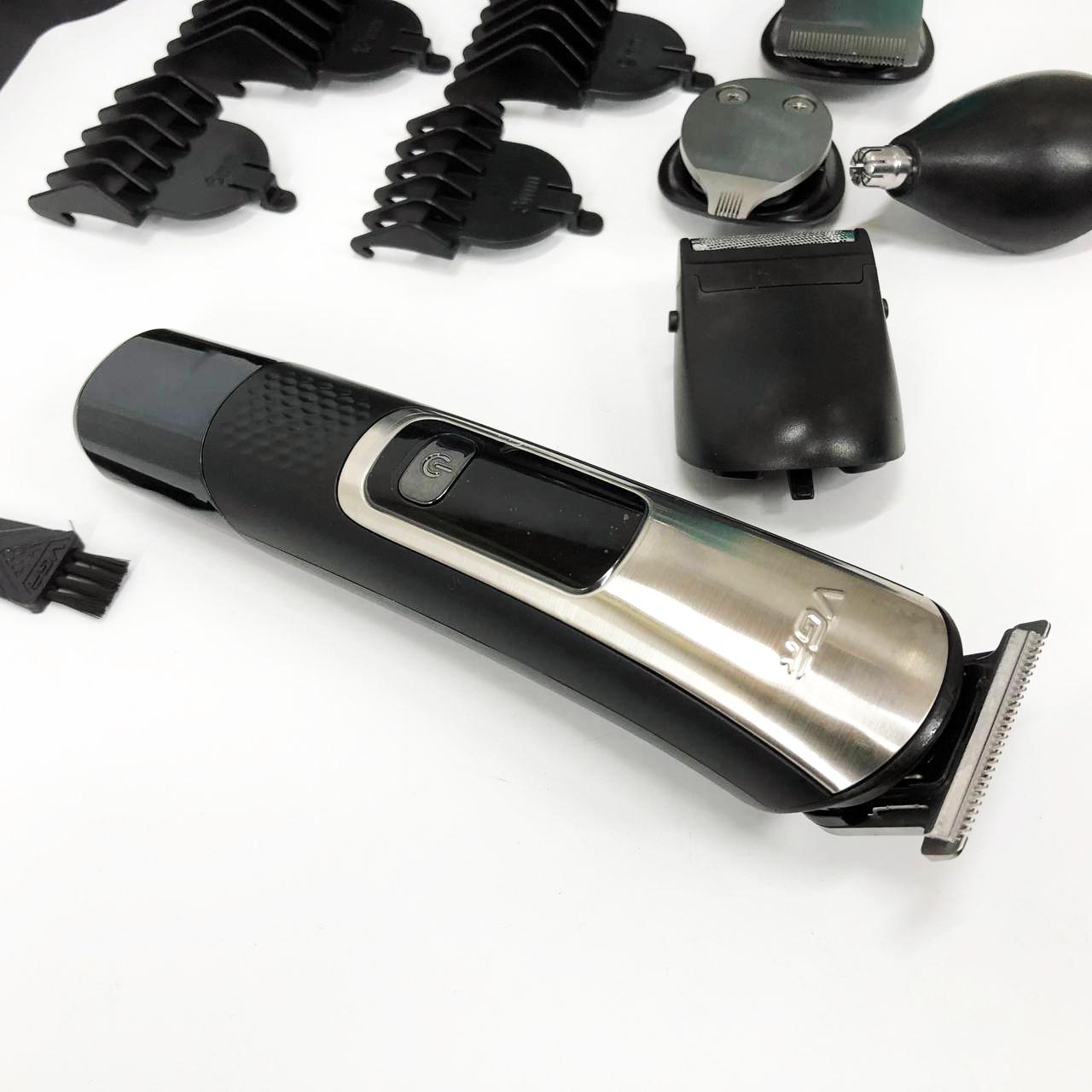 Набір для стрижки VGR V-111 5 в 1 з 9 насадками та акумулятором для універсального використання - Зображення 35