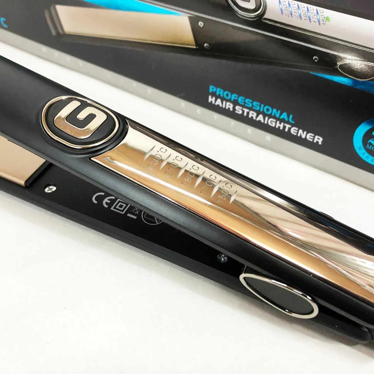 Выпрямитель-утюжок для волос Gemei GM-416 з LED дисплеєм та 5 температурними режимами - Зображення 7