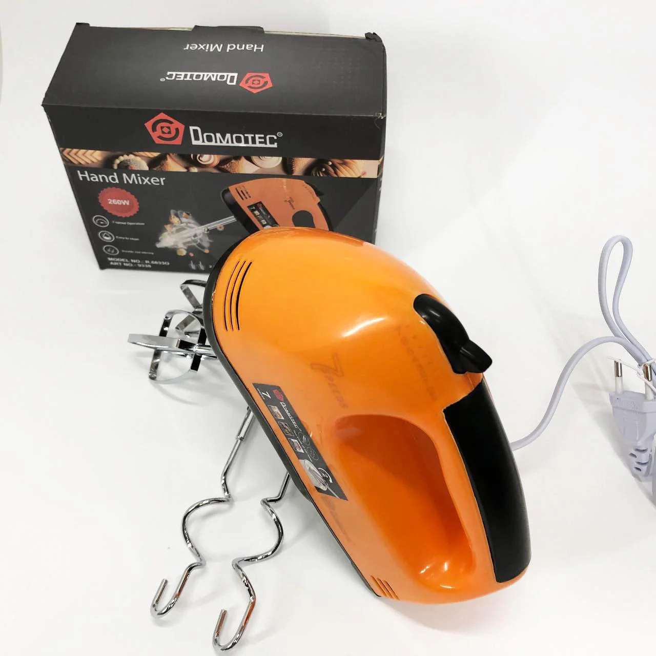 Миксер DOMOTEC R6633O 260 Вт з 7 швидкостями для домашнього використання - Зображення 8
