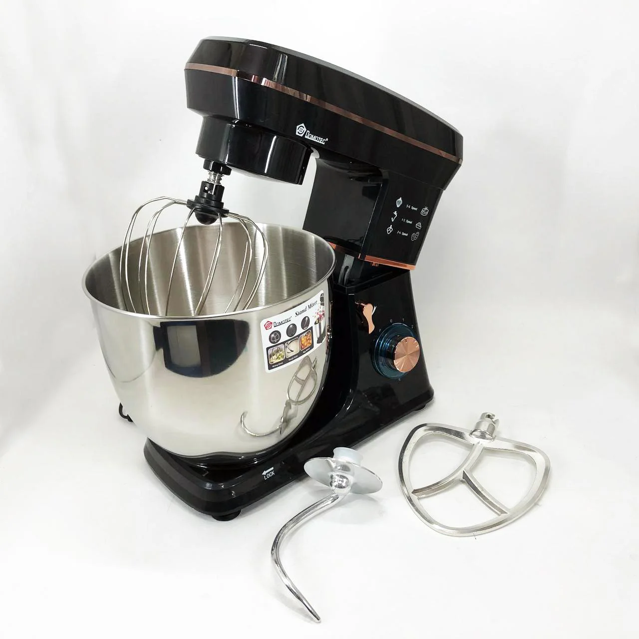 Настольний міксер Domotec R 6673 12 л – універсальний кухонний помічник для приготування страв. - Зображення 4