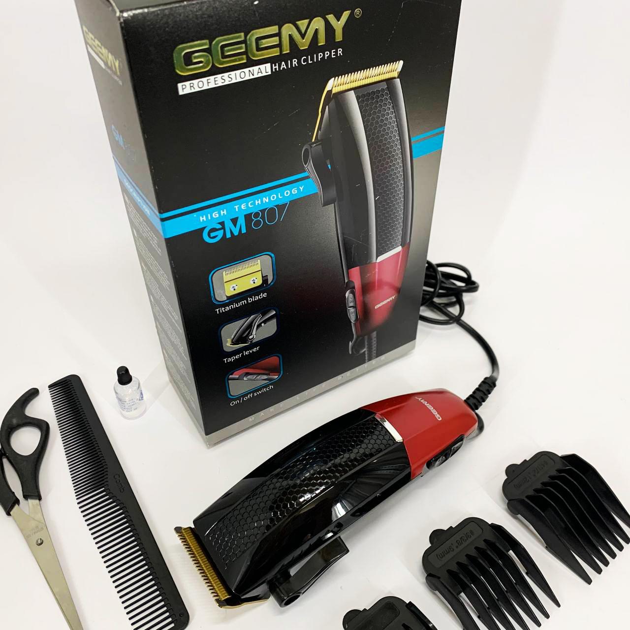 Машинка для стрижки Gemei GM-807 — професійна, леза 46 мм - Зображення 7