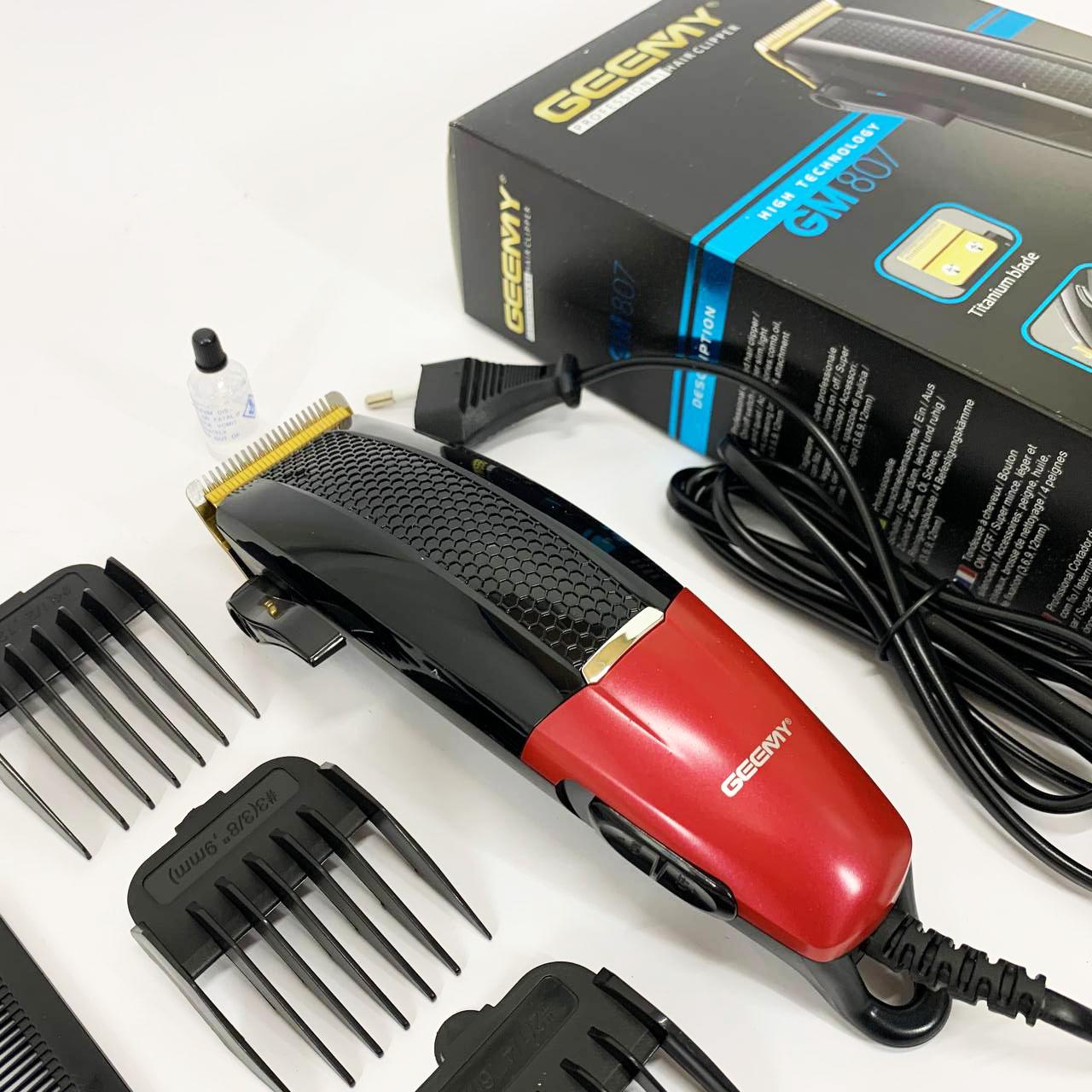 Машинка для стрижки Gemei GM-807 — професійна, леза 46 мм - Зображення 10