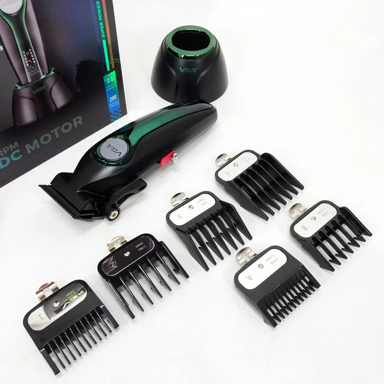 Машинка для стрижки VGR V-010 Professional Metal — до 250 хв автономної роботи - Зображення 22