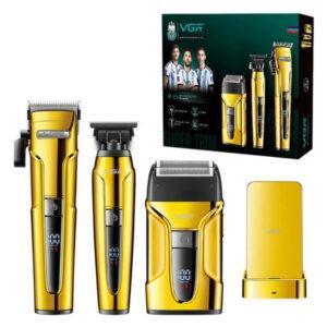 Машинка для стрижки VGR V-694 3 в 1 — триммер та шейвер, до 250 хв автономії