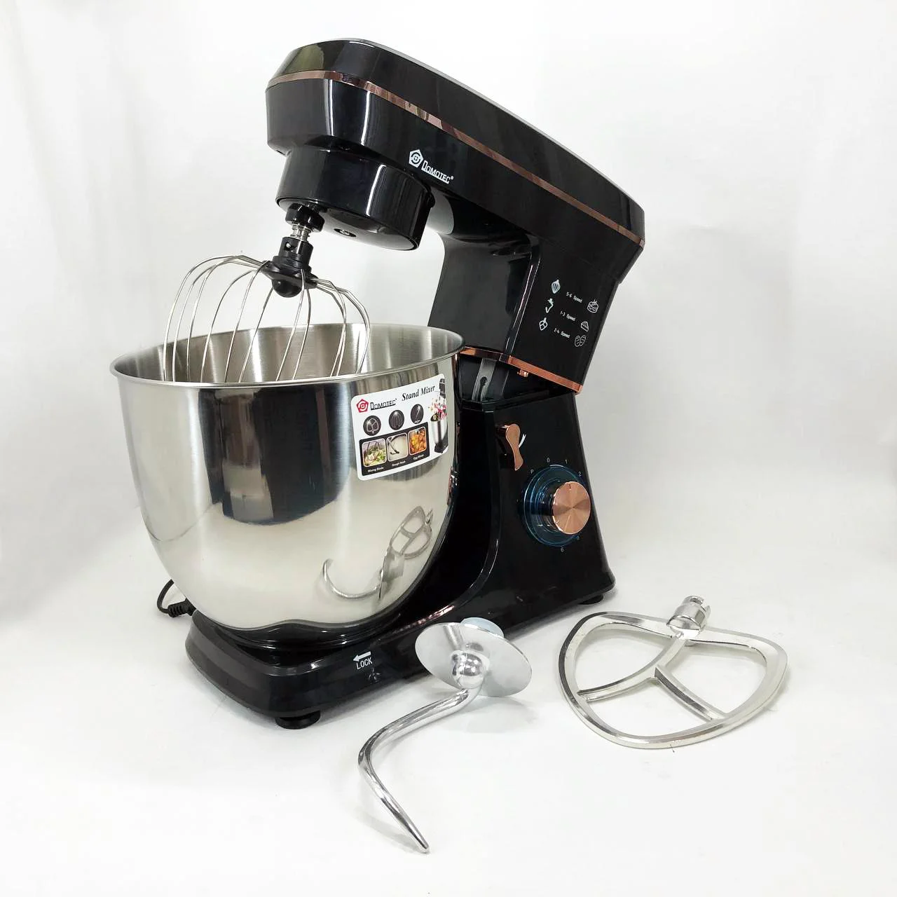 Настольний міксер Domotec R 6673 12 л – універсальний кухонний помічник для приготування страв. - Зображення 18