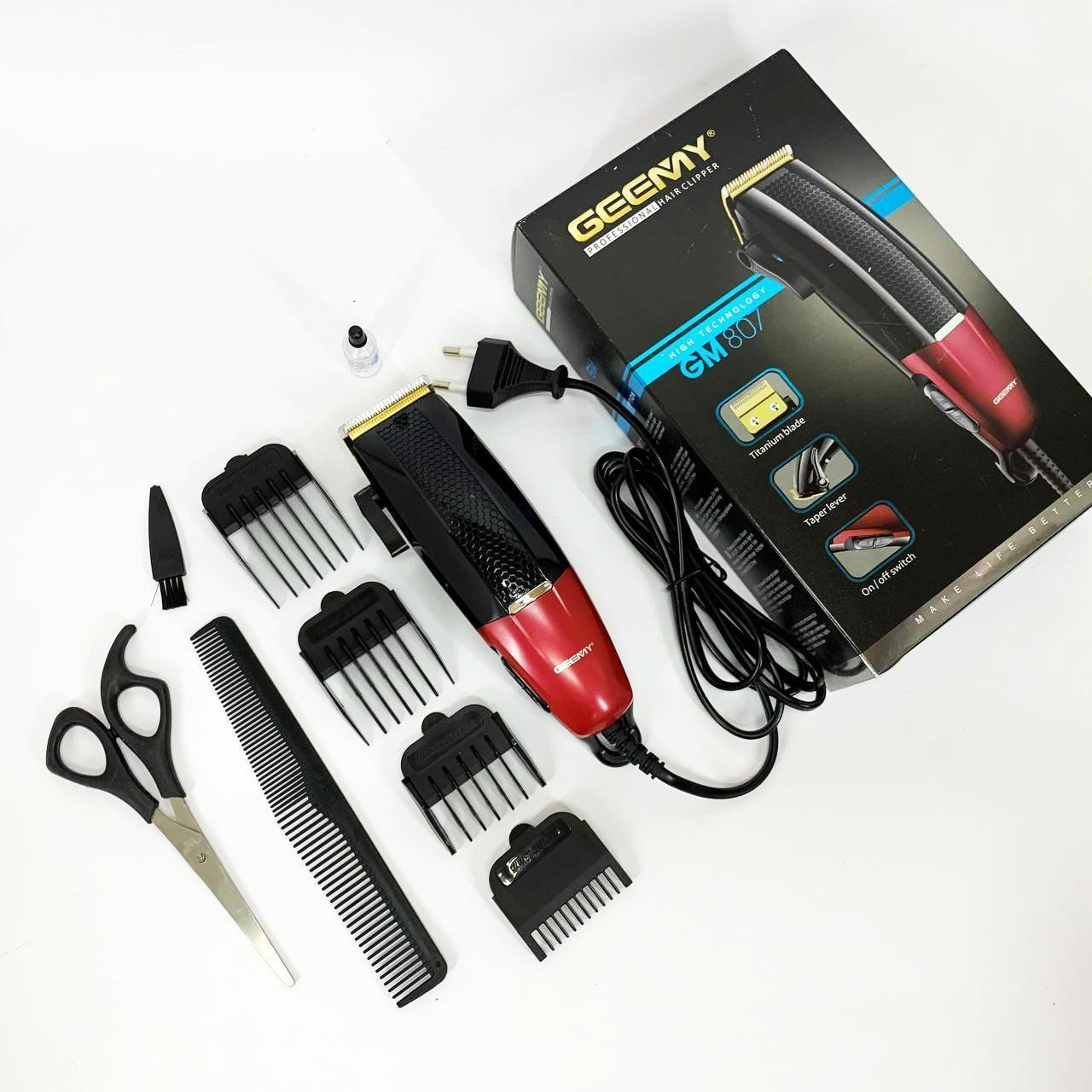 Машинка для стрижки Gemei GM-807 — професійна, леза 46 мм