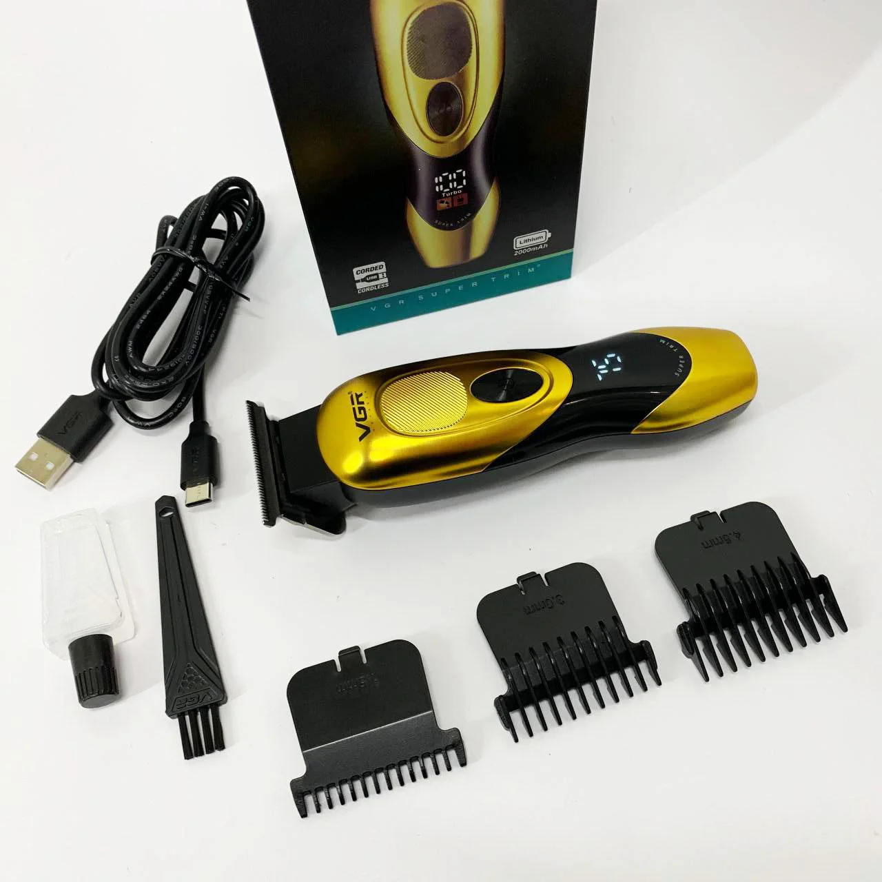 Тример VGR V-227 (золотий) — акумуляторний, до 300 хвилин роботи, 5 Вт - Зображення 10