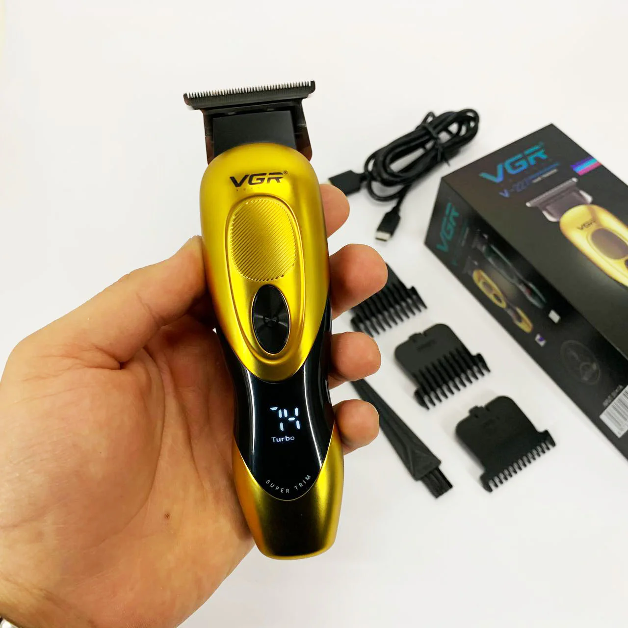 Тример VGR V-227 (золотий) — акумуляторний, до 300 хвилин роботи, 5 Вт - Зображення 7