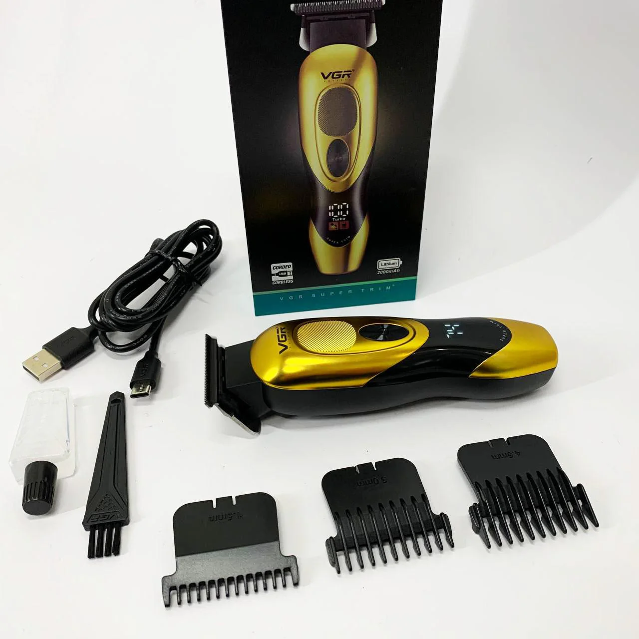 Тример VGR V-227 (золотий) — акумуляторний, до 300 хвилин роботи, 5 Вт - Зображення 11