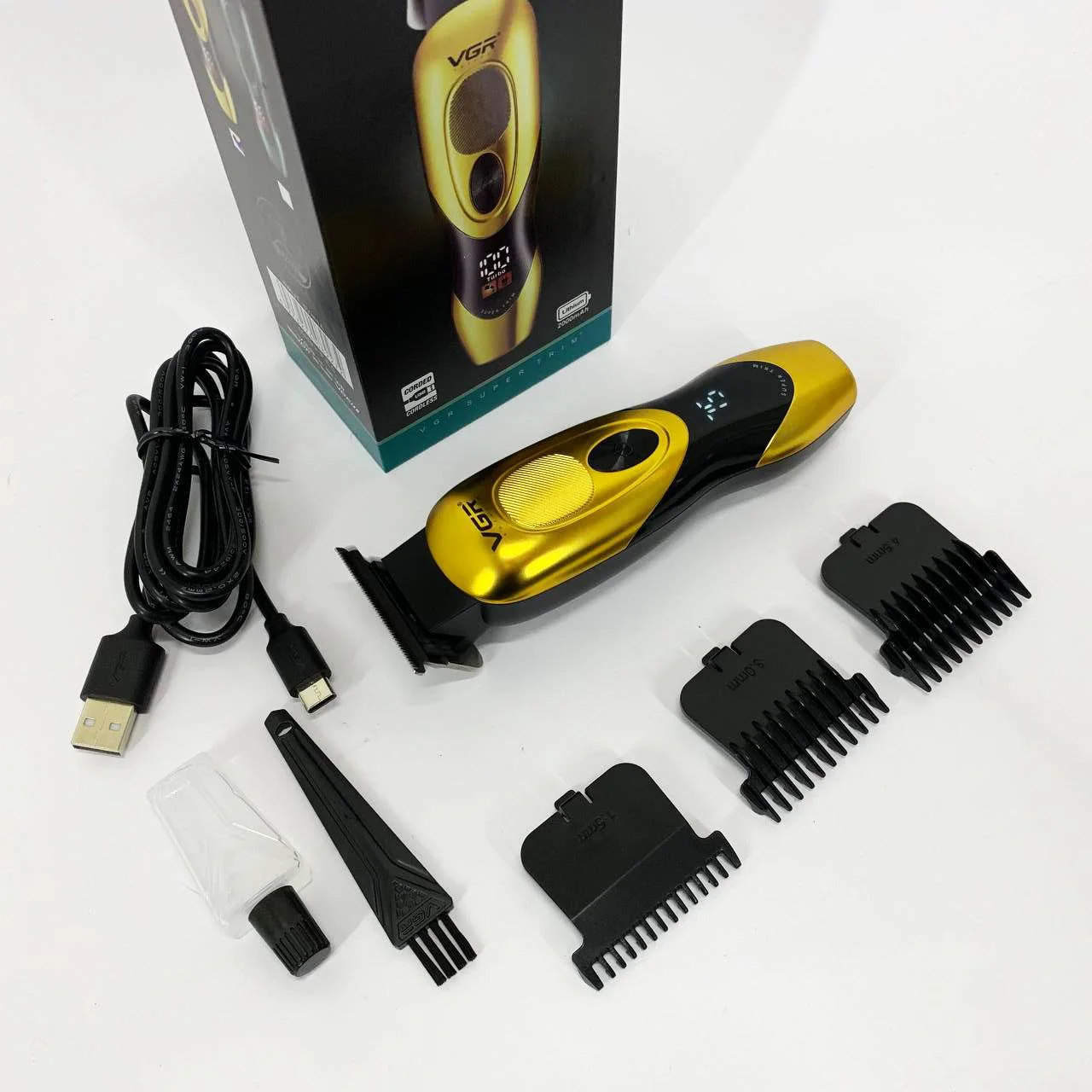 Тример VGR V-227 (золотий) — акумуляторний, до 300 хвилин роботи, 5 Вт - Зображення 9