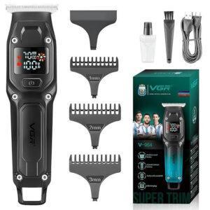 Машинка для стрижки VGR V-964 — 100 хв автономії, LED-дисплей