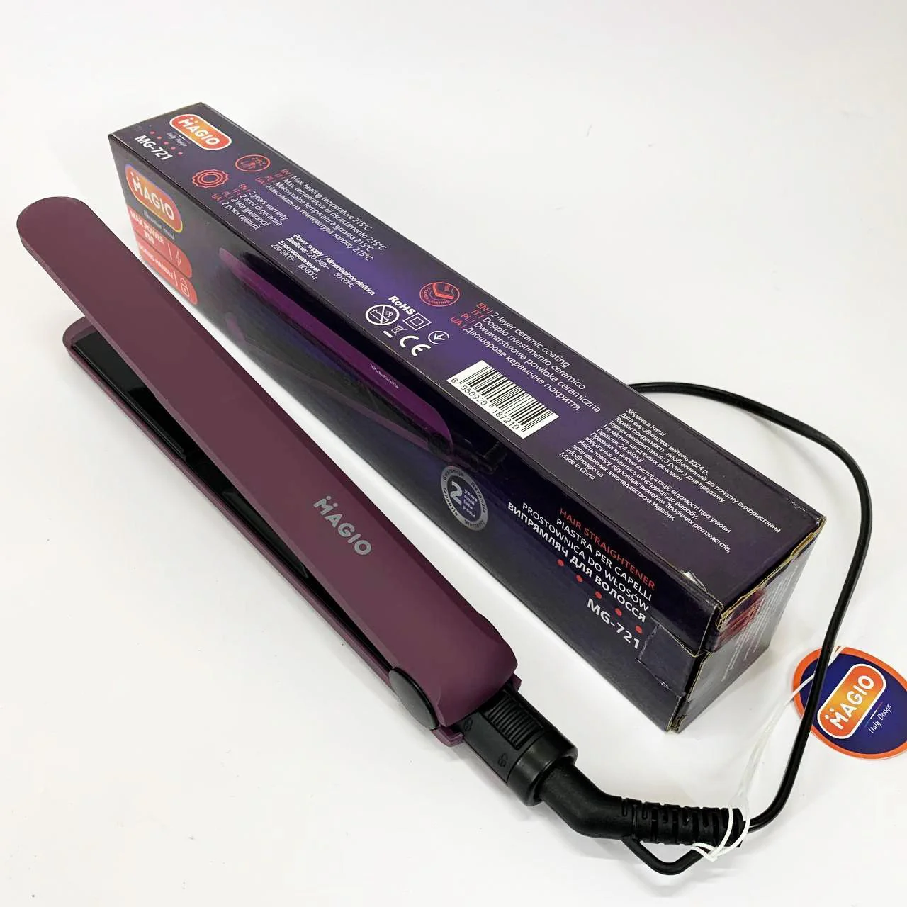 Щипці для волос MAGIO MG-721 — Простота та ефективність у догляді за волоссям - Зображення 8