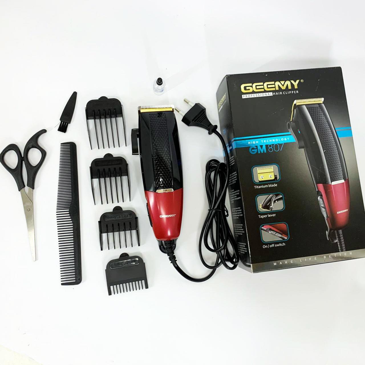 Машинка для стрижки Gemei GM-807 — професійна, леза 46 мм - Зображення 9